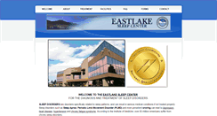 Desktop Screenshot of eastlakesleepcenter.com